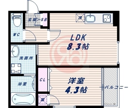 F asecia Taosの物件間取画像